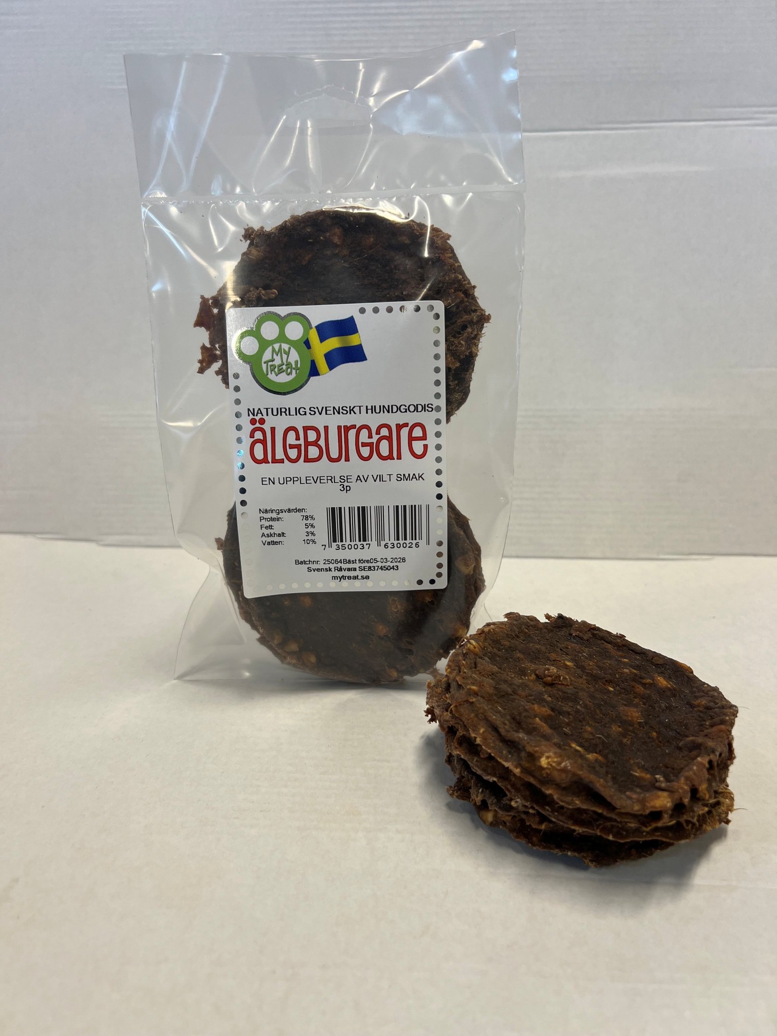 MyTreat Svenska Älgburgare 3-pack
